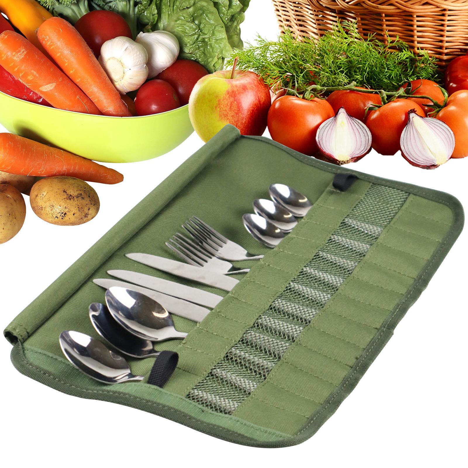 Camping Cooking All In One - Camping Tableware Roll Bag Kitchen Cooking