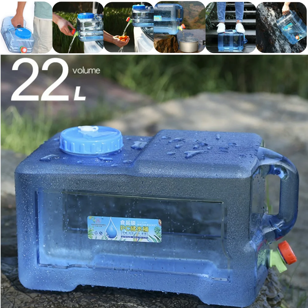 Camping Cooking Pot Large - 22L/20L/18L Large Capacity Water Container Water