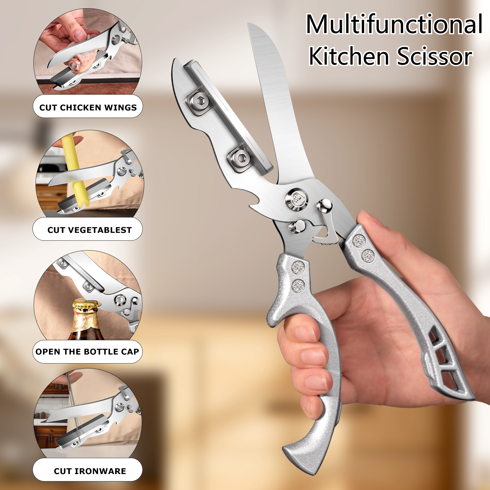 Camping Cooking All In One - Multifunctional Kitchen Scissors All In One
