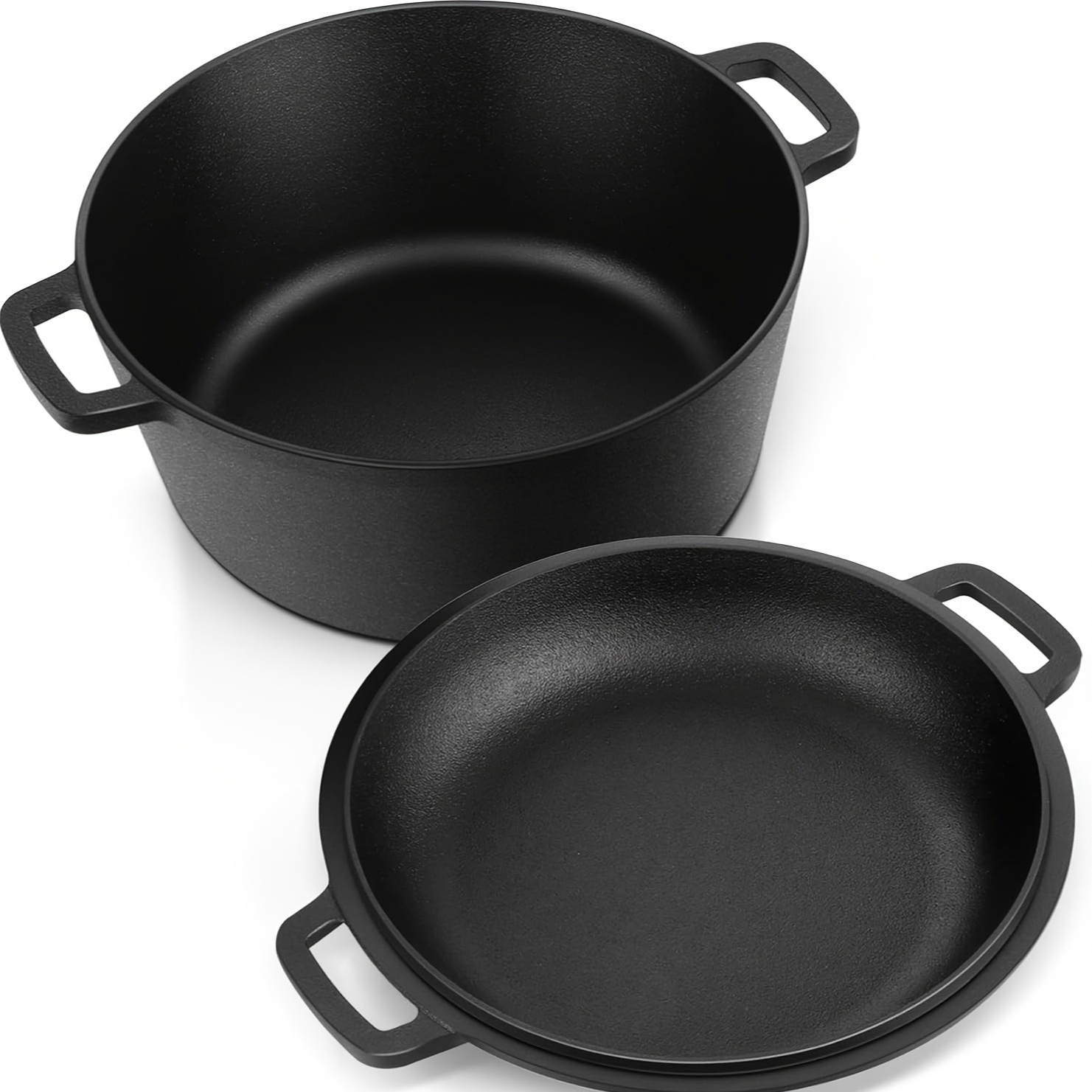 Camping Cooking Ovens - Black 5 QT Cast Iron Dutch