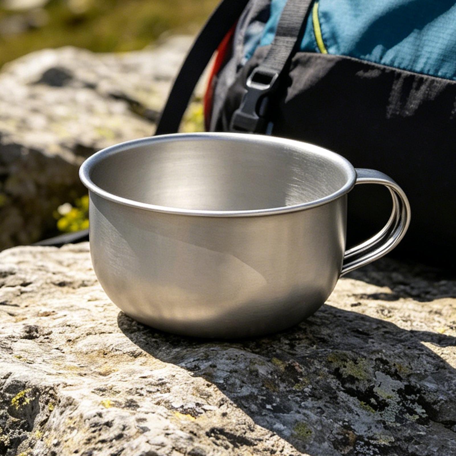 Camping Cooking Cutlery Set - 220ml Camping Mug With Handle Tourist