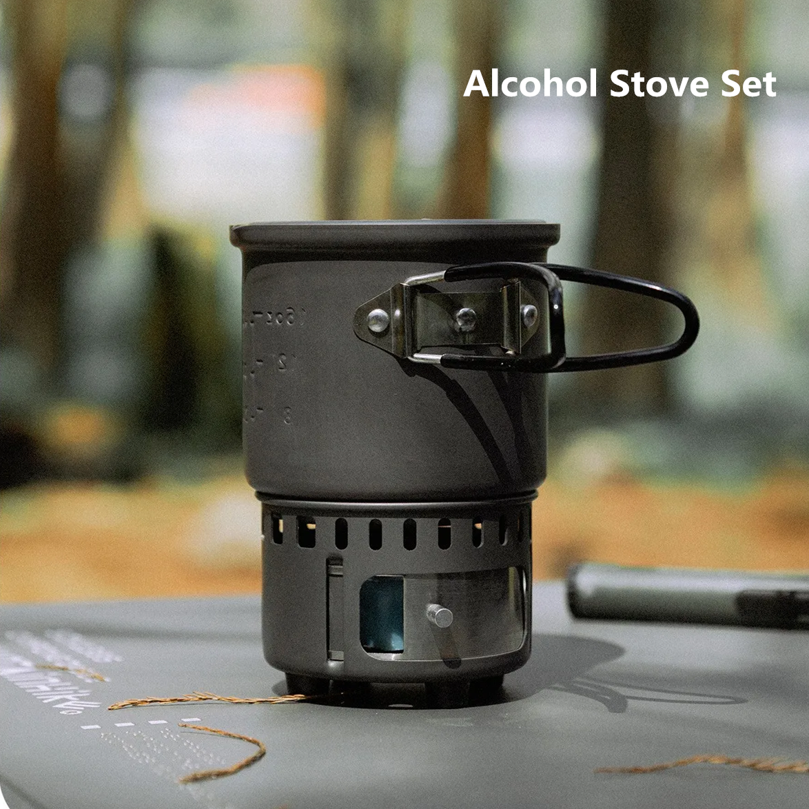 Camping Cooking Rice - MOUNTAINHIKER New Outdoor Camping Alcohol Stove