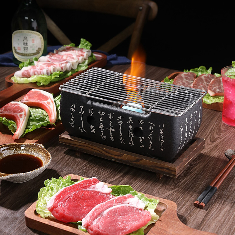 Camping Cooking Alcohol - Smokeless Portable Grill Korean Japanese Barbecue