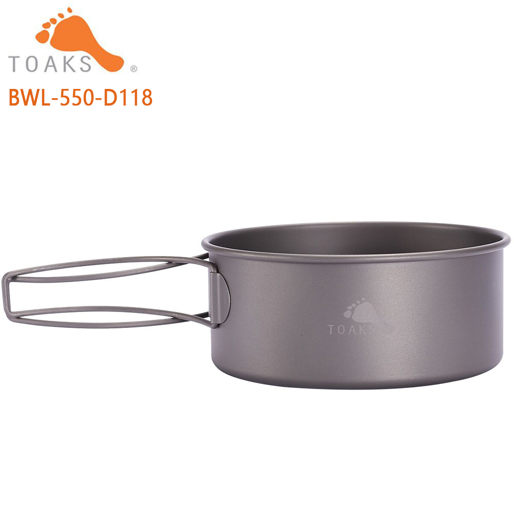TOAKS BWL-550  Camping Titaniu - đánh giá và giá Mess Kit Titanium