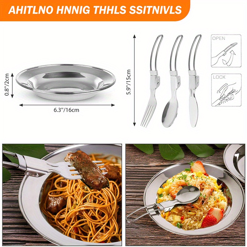 17pcs Camping Cookware Set, Po - đánh giá và giá Camping Cooking Pots And Pans Set