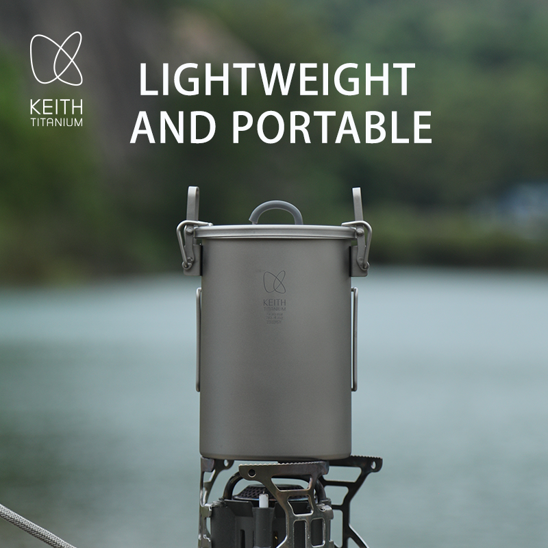 KEITH Pure Titanium Rice Cooke - đánh giá và giá Camping Cooking Rice