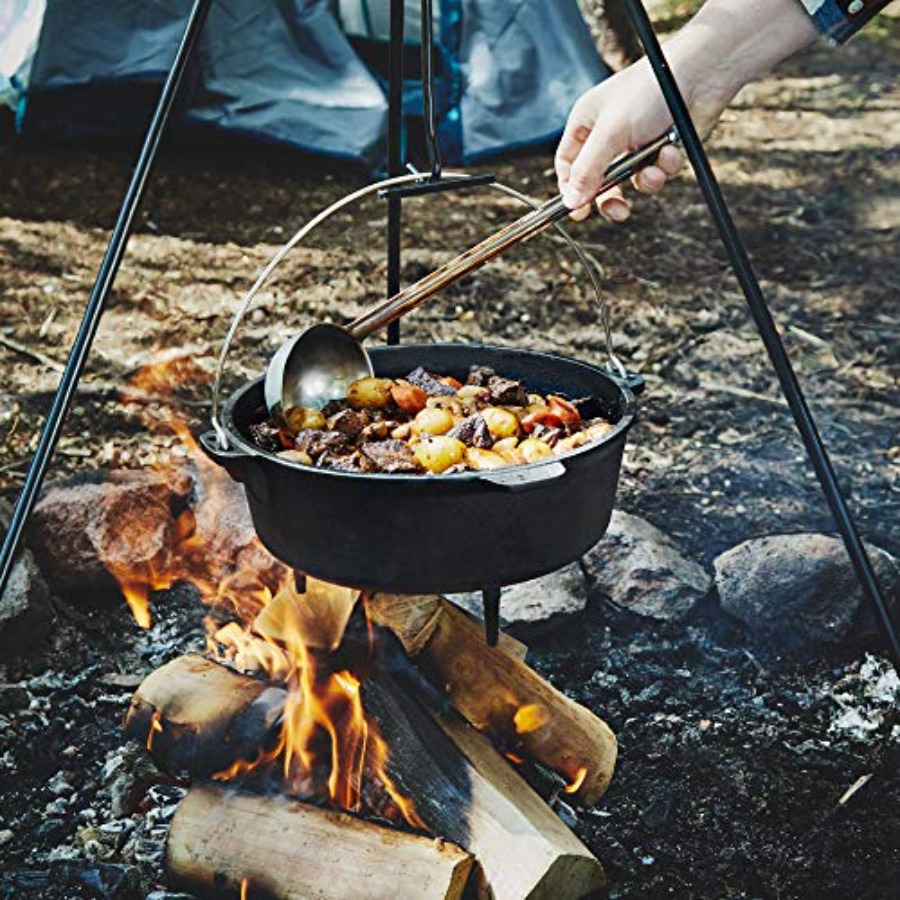 6Qt Cast Iron Camping Dutch Ov - đánh giá và giá Camping Cooking Ovens