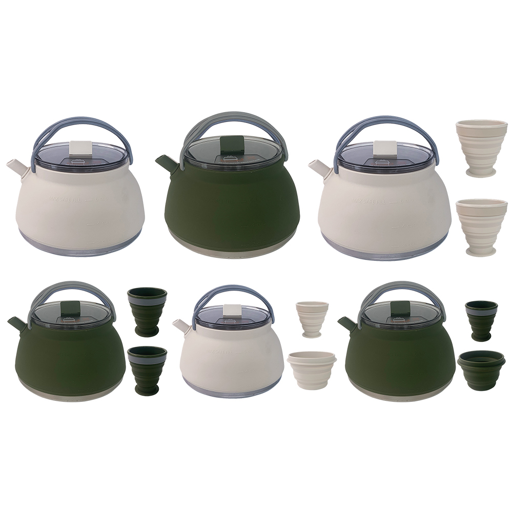 Outdoor Folding Silicone Kettl - đánh giá và giá Camping Cooking Cup