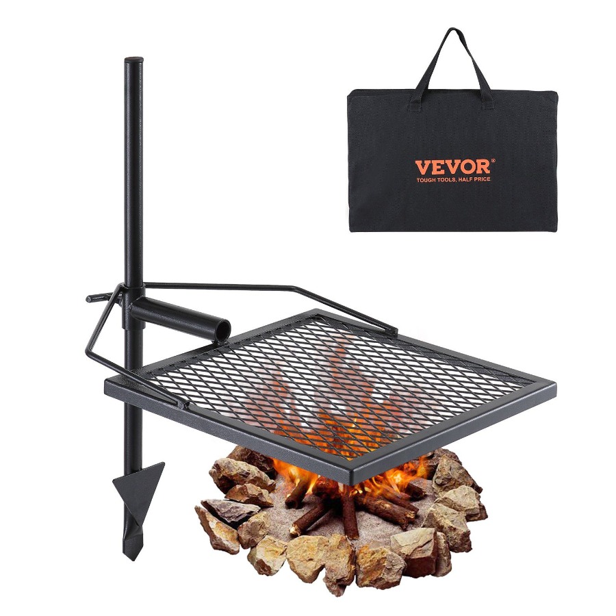 Swivel Campfire Grill for Fire - đánh giá và giá Camping Cooking Fire Pit