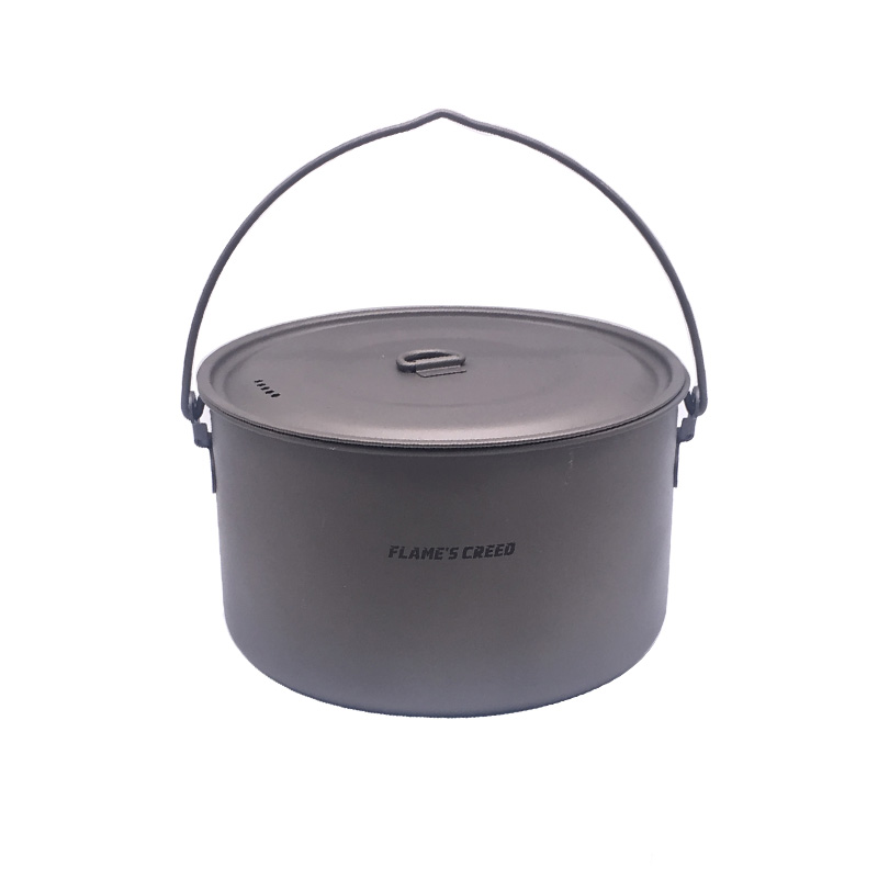FLAME'S CREED 1100ml 1950ml Ul - đánh giá và giá Camping Cooking Pots And Pans Set