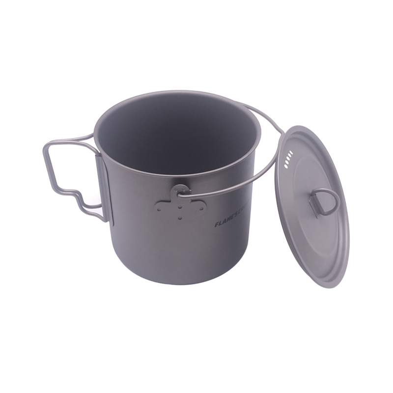 FLAME'S CREED 1100ml 1950ml Ul - đánh giá và giá Camping Cooking Pots And Pans Set