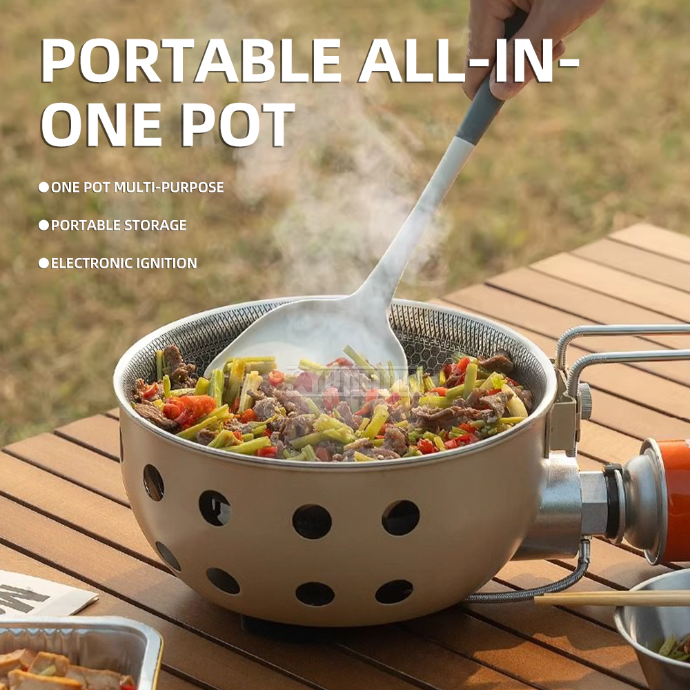 2027 Outdoor portable cassette - đánh giá và giá Camping Cooking All In One