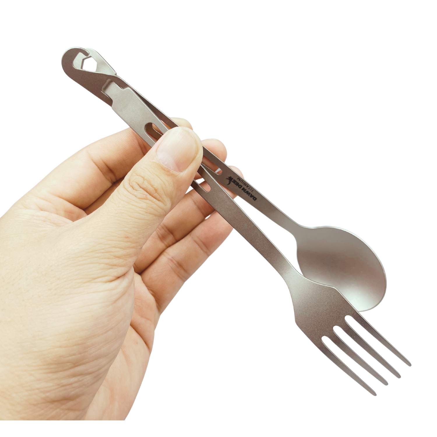 DAWN DEER Titanium 4pcs Campin - đánh giá và giá Camping Cooking Cutlery Set