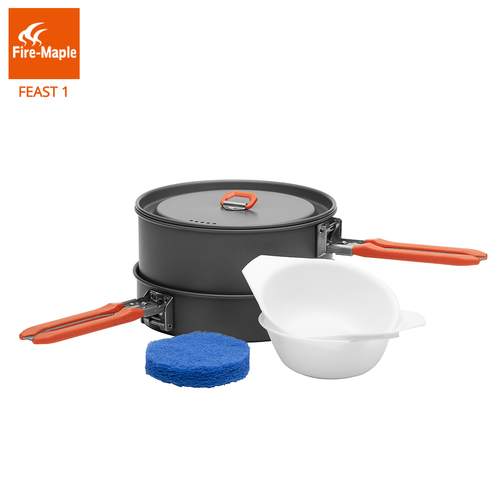 Fire Maple Feast 1 Outdoor Cam - đánh giá và giá Camping Cooking Pots And Pans Set