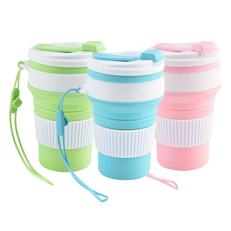 Collapsible Silicone Travel Cu - đánh giá và giá Camping Cooking Mug