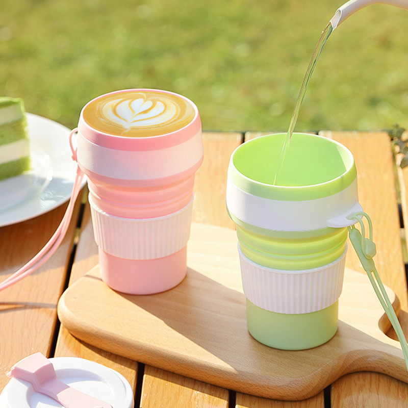 Collapsible Silicone Travel Cu - đánh giá và giá Camping Cooking Mug