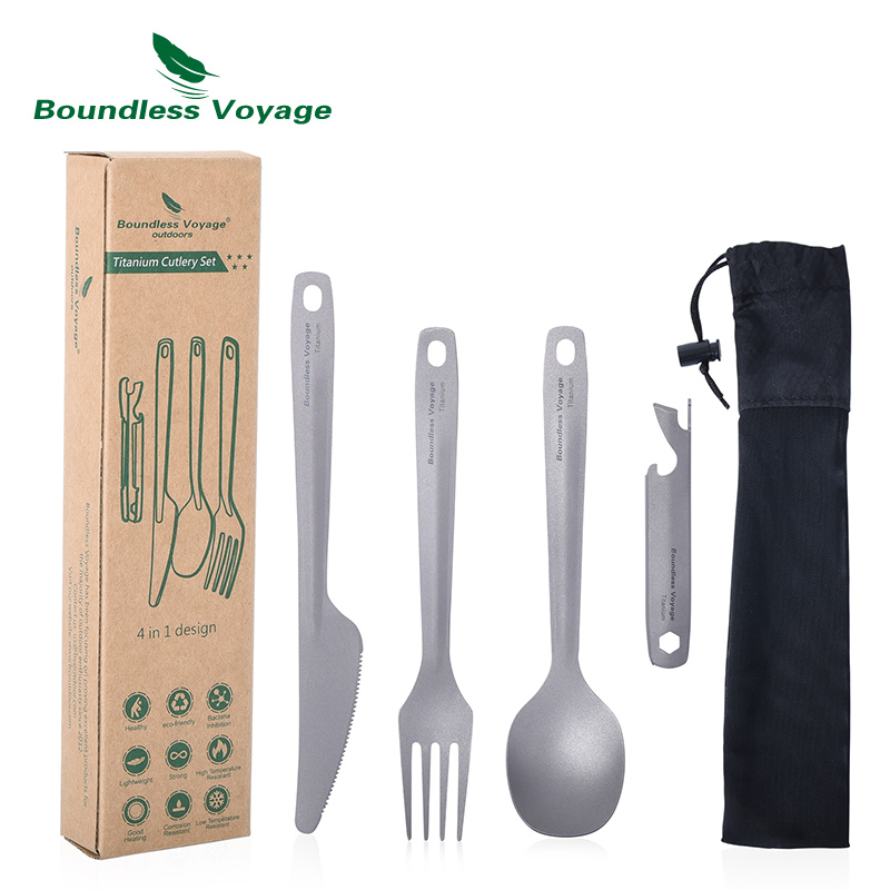 Boundless Voyage Utility Cutle - đánh giá và giá Camping Cooking Cutlery Set