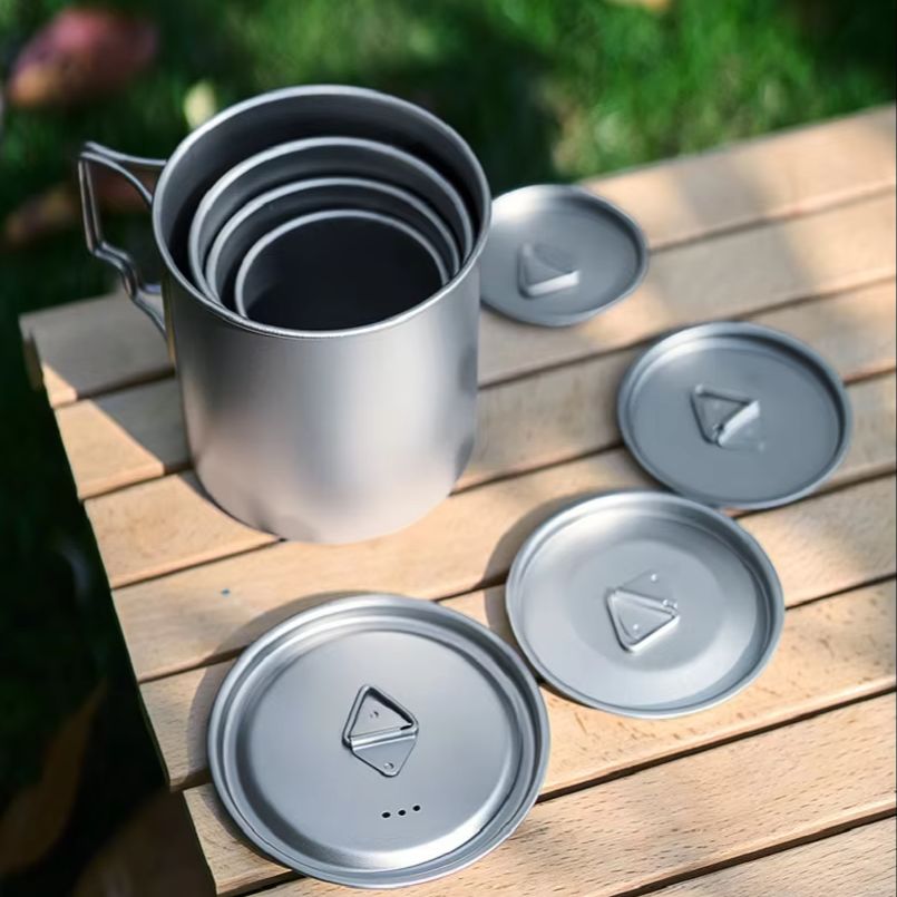 New Camping Titanium Cups 300m - đánh giá và giá Camping Cooking Cup