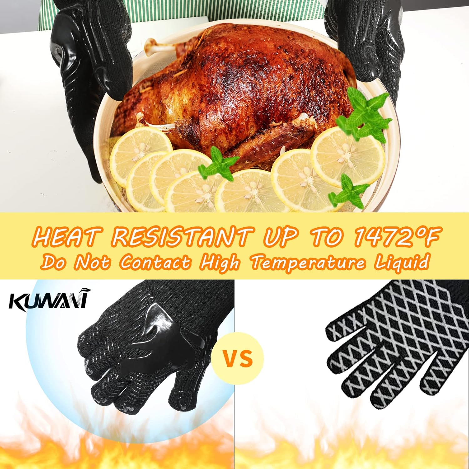 1472°F Heat Resistant BBQ Glov - đánh giá và giá Camping Cooking Ovens