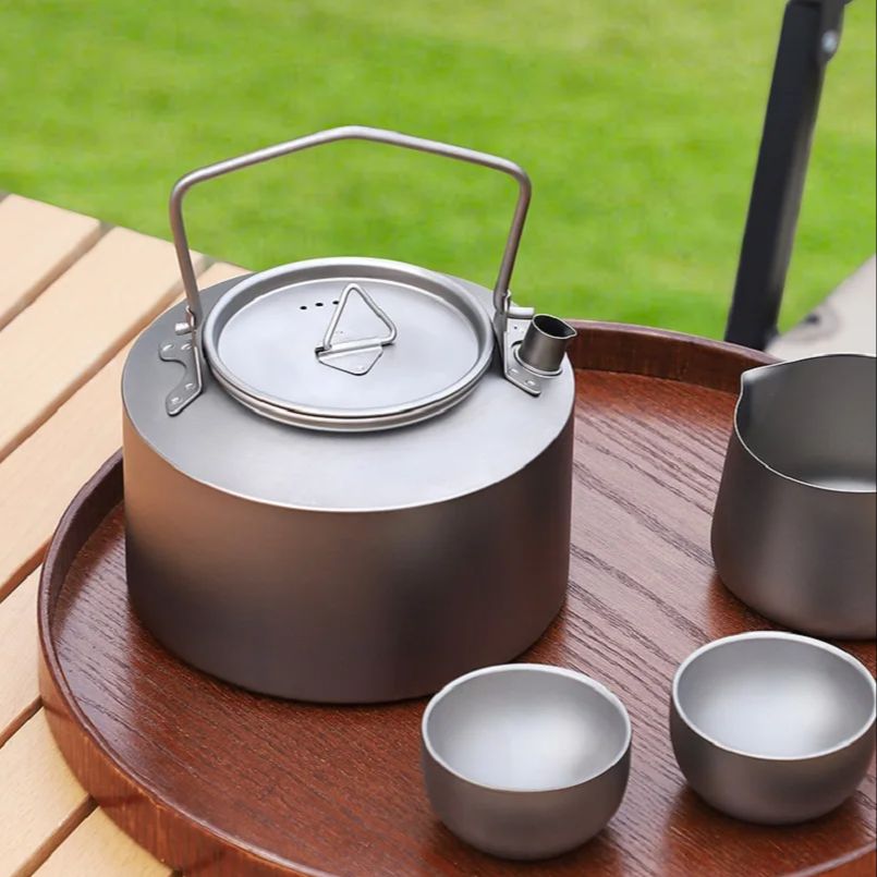 Camping Titanium Water Kettle  - đánh giá và giá Camping Cooking Cup