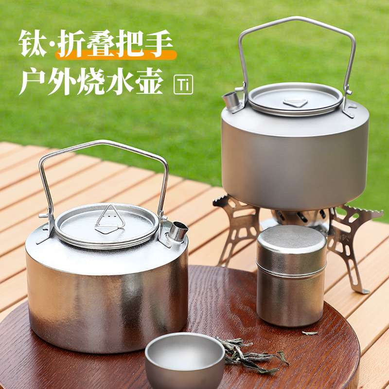 Camping Titanium Water Kettle  - đánh giá và giá Camping Cooking Cup