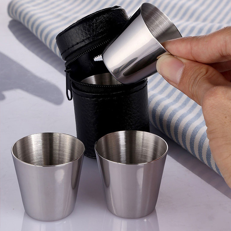 4/6Pcs Stainless Steel Cups Mi - đánh giá và giá Camping Cooking Mug