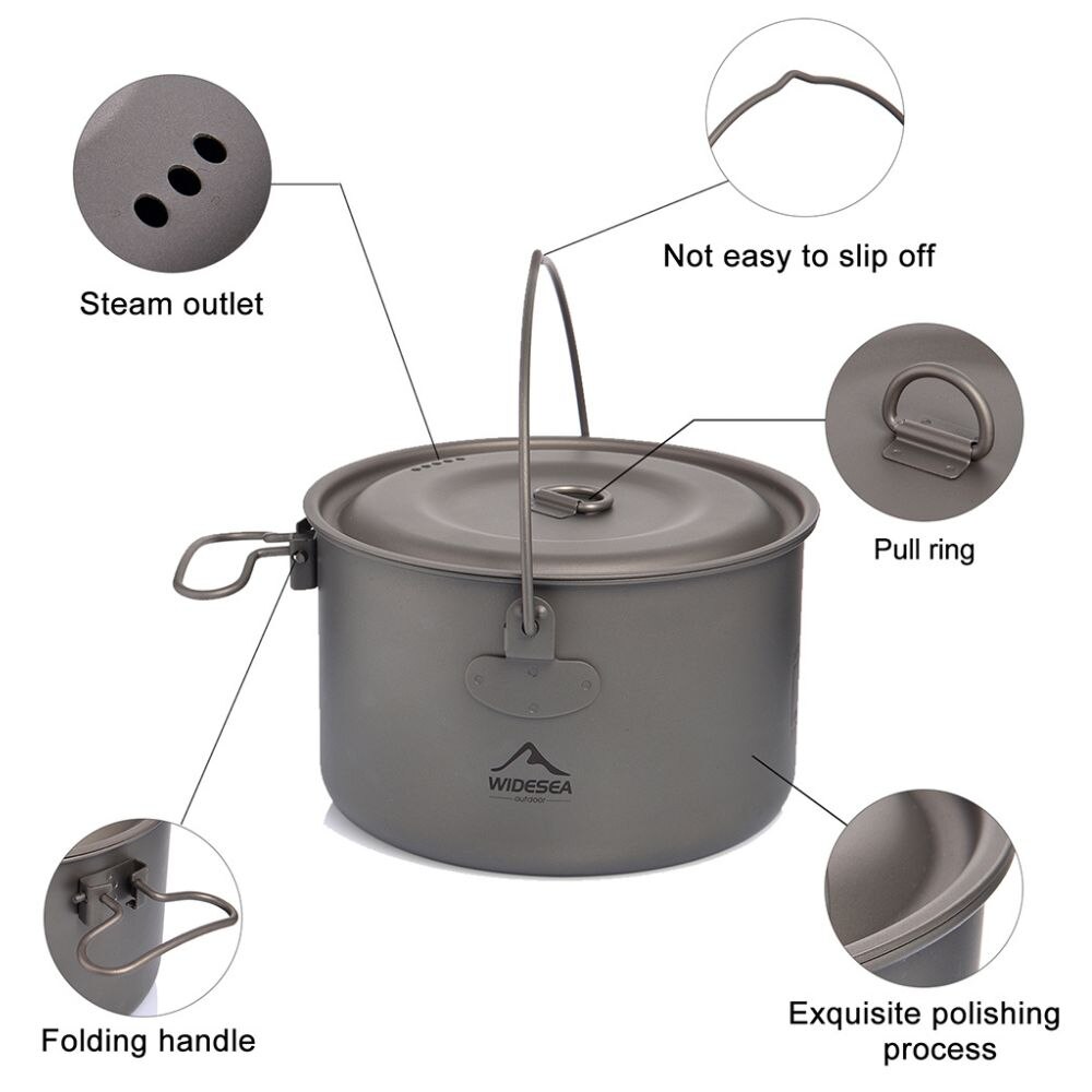 Widesea Camping Tableware Tita - đánh giá và giá Camping Cooking Rice