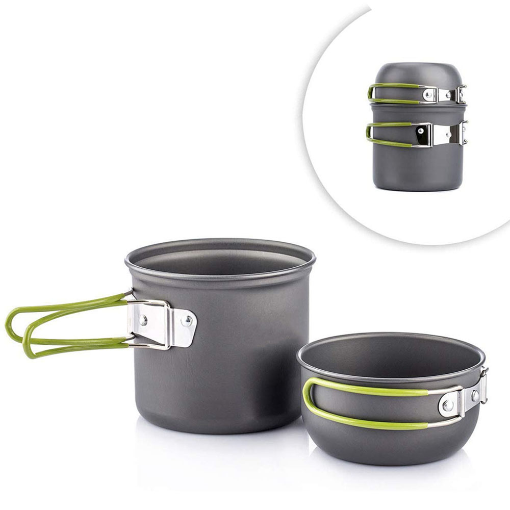 Ultralight Camping Pots Cookwa - đánh giá và giá Camping Cooking Rice