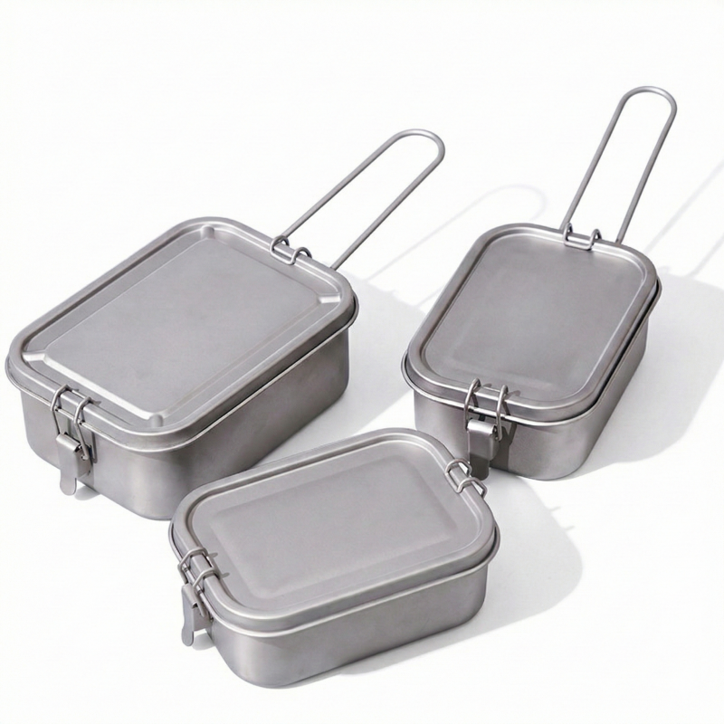 Titanium Lunch Box with Lid an - đánh giá và giá Mess Kit Titanium