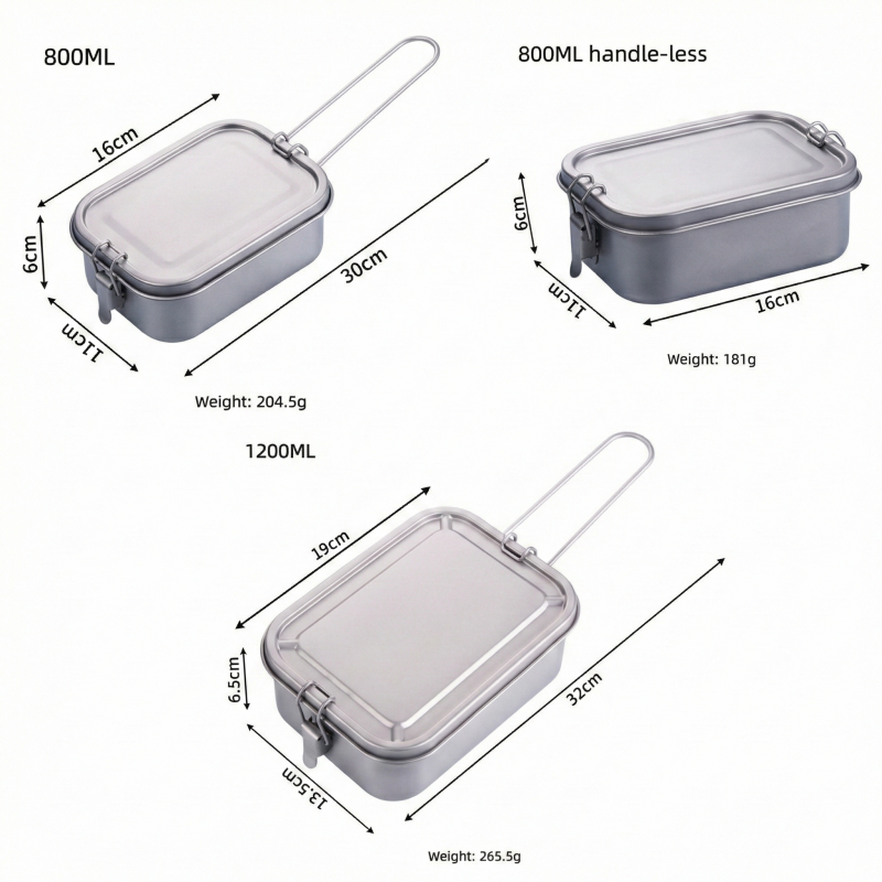 Titanium Lunch Box with Lid an - đánh giá và giá Mess Kit Titanium