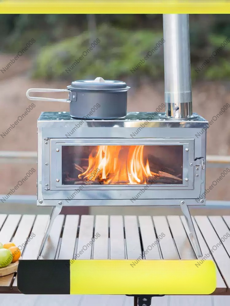 Portable Stainless Steel Wood  - đánh giá và giá Camping Cooking Fire Pit
