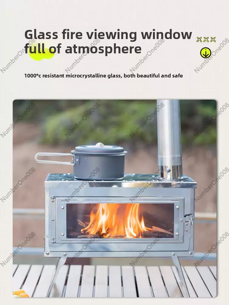 Portable Stainless Steel Wood  - đánh giá và giá Camping Cooking Fire Pit