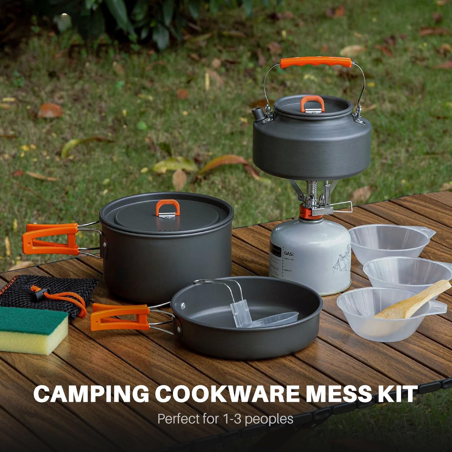 Camping Cookware Camping Pot a - đánh giá và giá Camping Cooking Pots And Pans Set