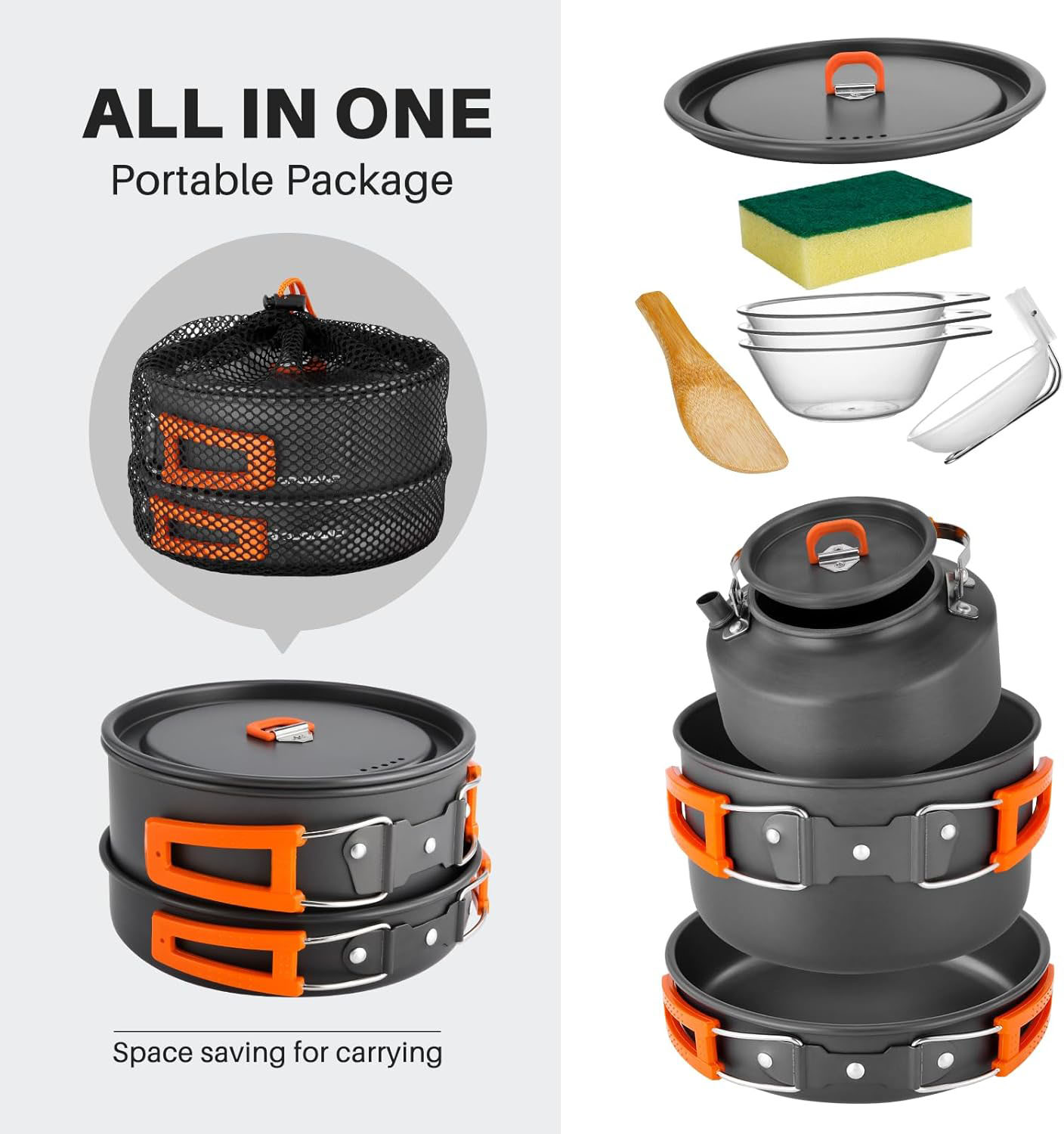 Camping Cookware Camping Pot a - đánh giá và giá Camping Cooking Pots And Pans Set