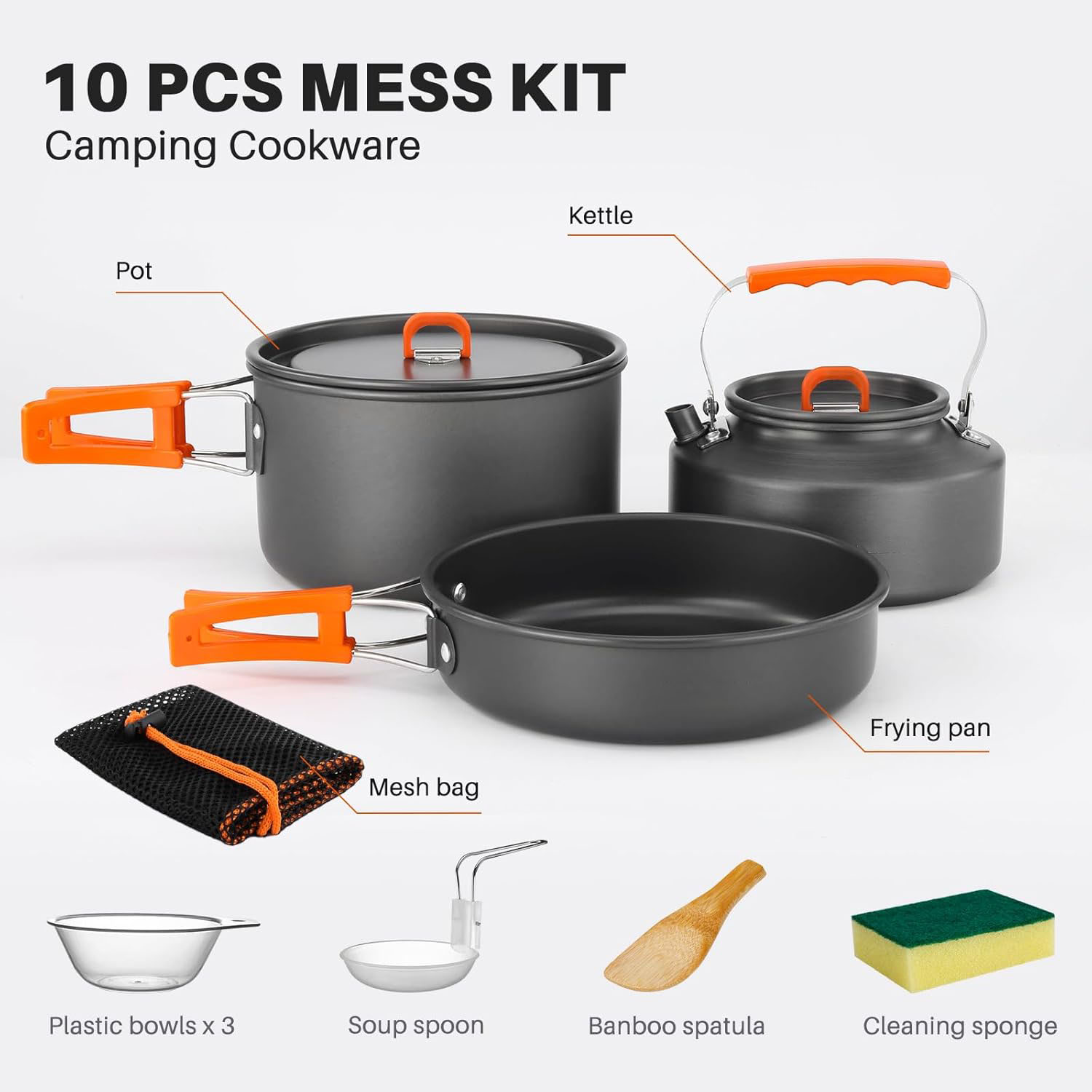 Camping Cookware Camping Pot a - đánh giá và giá Camping Cooking Pots And Pans Set