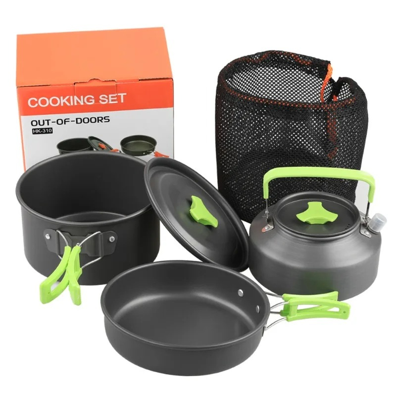 Camping Cooking Set, Outdoor K - đánh giá và giá Camping Cooking Rice
