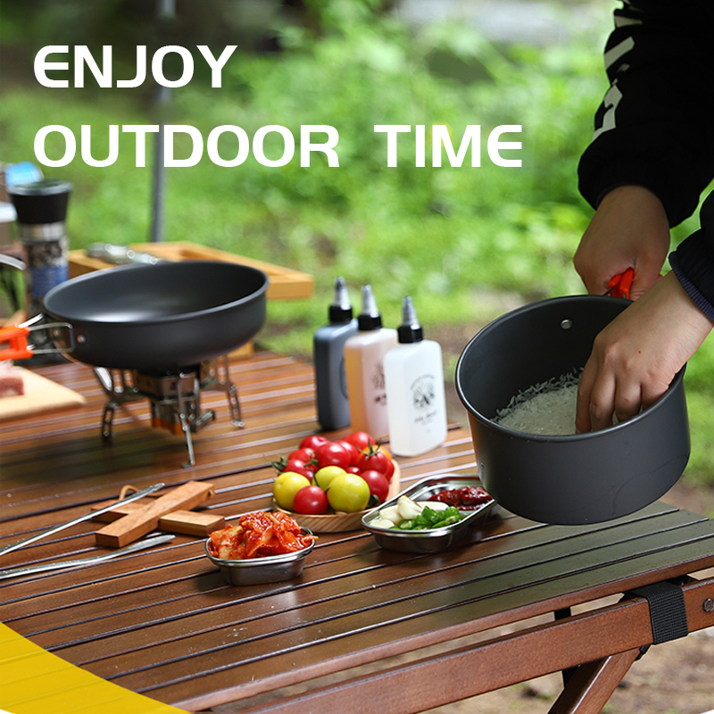 Camping Cooking Set, Outdoor K - đánh giá và giá Camping Cooking Rice