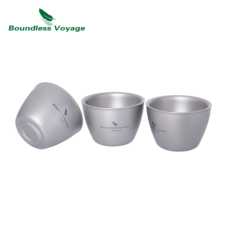 Boundless Voyage 40ml Titanium - đánh giá và giá Camping Cooking Mug