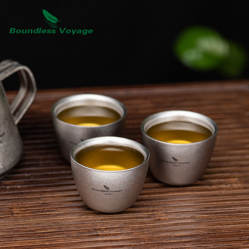 Boundless Voyage 40ml Titanium - đánh giá và giá Camping Cooking Mug