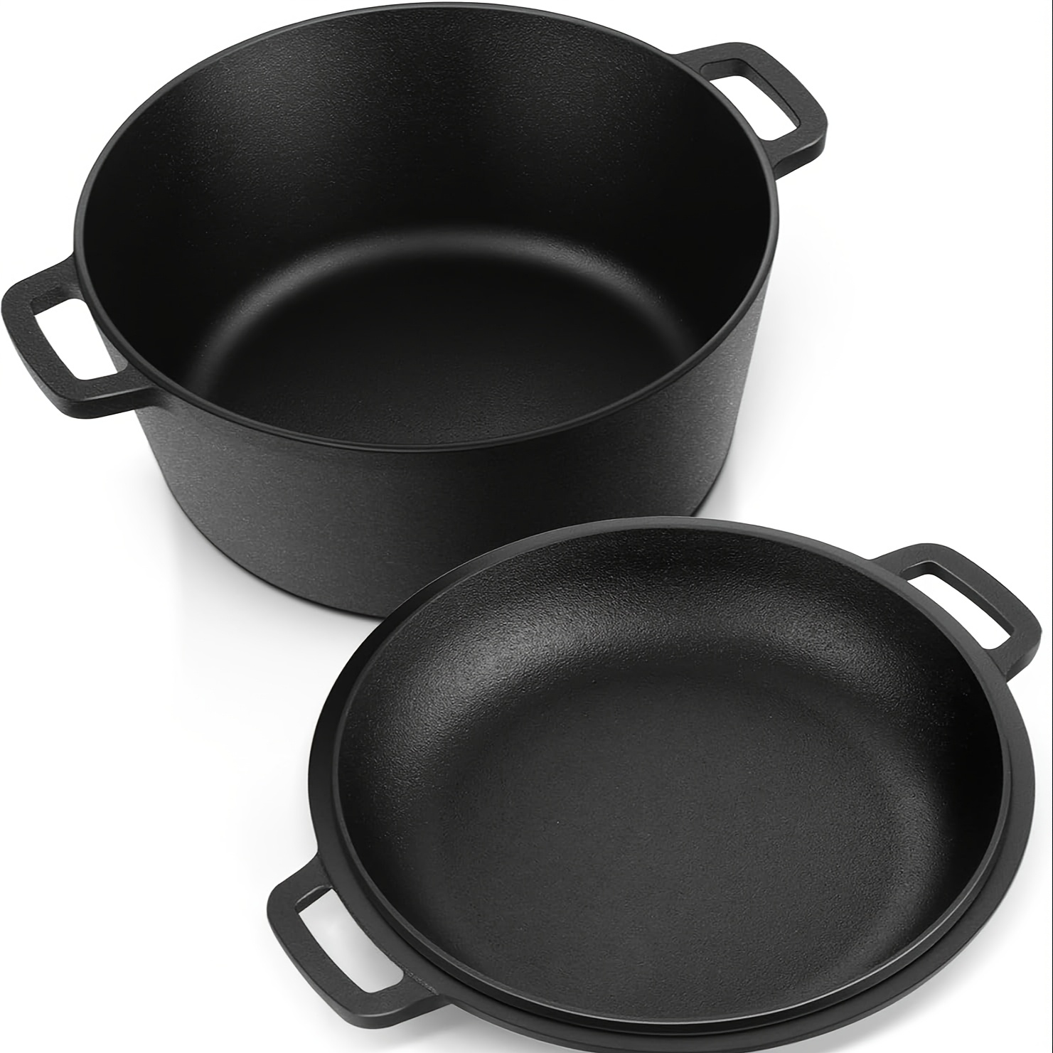 Black 5 QT Cast Iron Dutch Ove - đánh giá và giá Camping Cooking Ovens