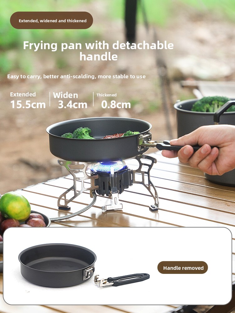 Bulin C15 Outdoor Small Frying - đánh giá và giá Camping Cooking Pots And Pans Set