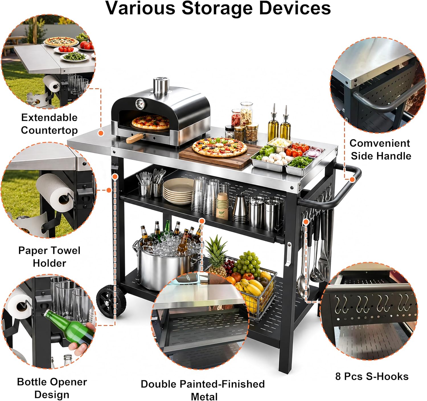 Stainless Steel Outdoor Grill  - đánh giá và giá Camping Cooking Ovens