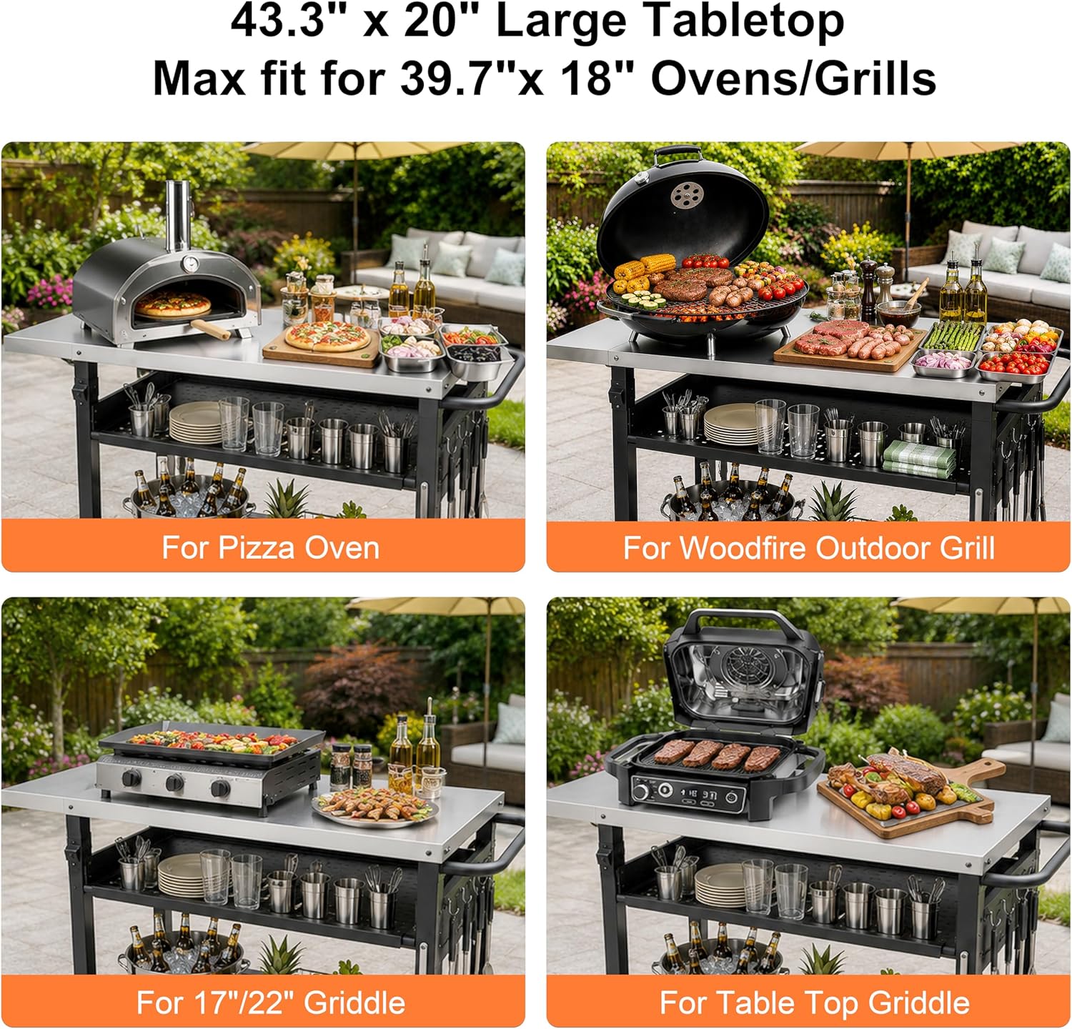 Stainless Steel Outdoor Grill  - đánh giá và giá Camping Cooking Ovens
