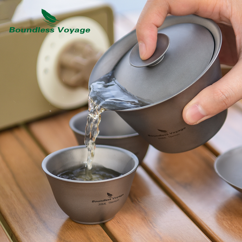Boundless Voyage Titanium Tea  - đánh giá và giá Camping Cooking Mug