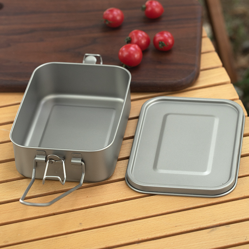 Tiartisan 1200ml titanium camp - đánh giá và giá Mess Kit Titanium