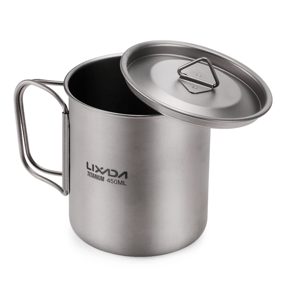 Lixada Ultralight Titanium Cup - đánh giá và giá Camping Cooking Mug