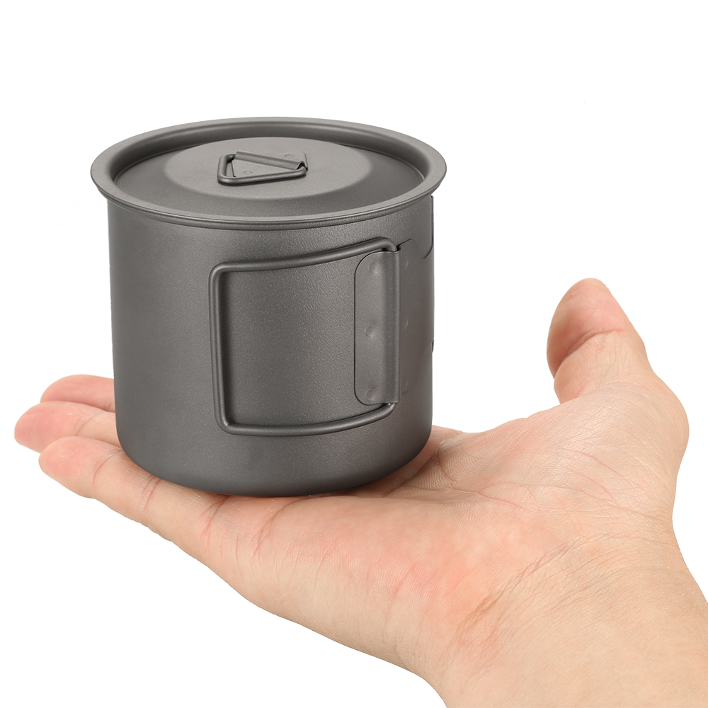 Lixada Ultralight Titanium Cup - đánh giá và giá Camping Cooking Mug