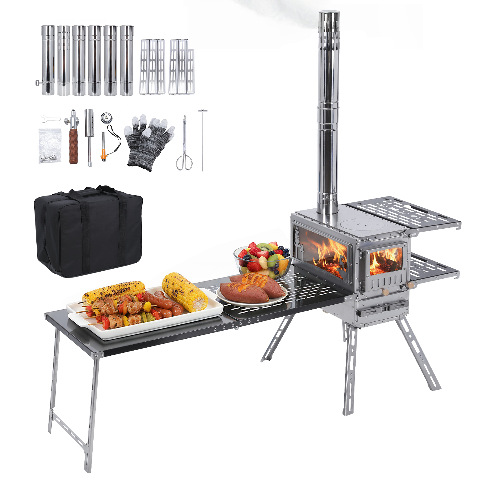 Camping Stove with Oven & Camp - đánh giá và giá Camping Cooking Ovens