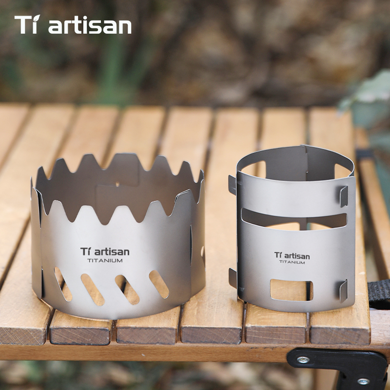 Tiartisan Titanium Wind Shield - đánh giá và giá Camping Cooking Alcohol