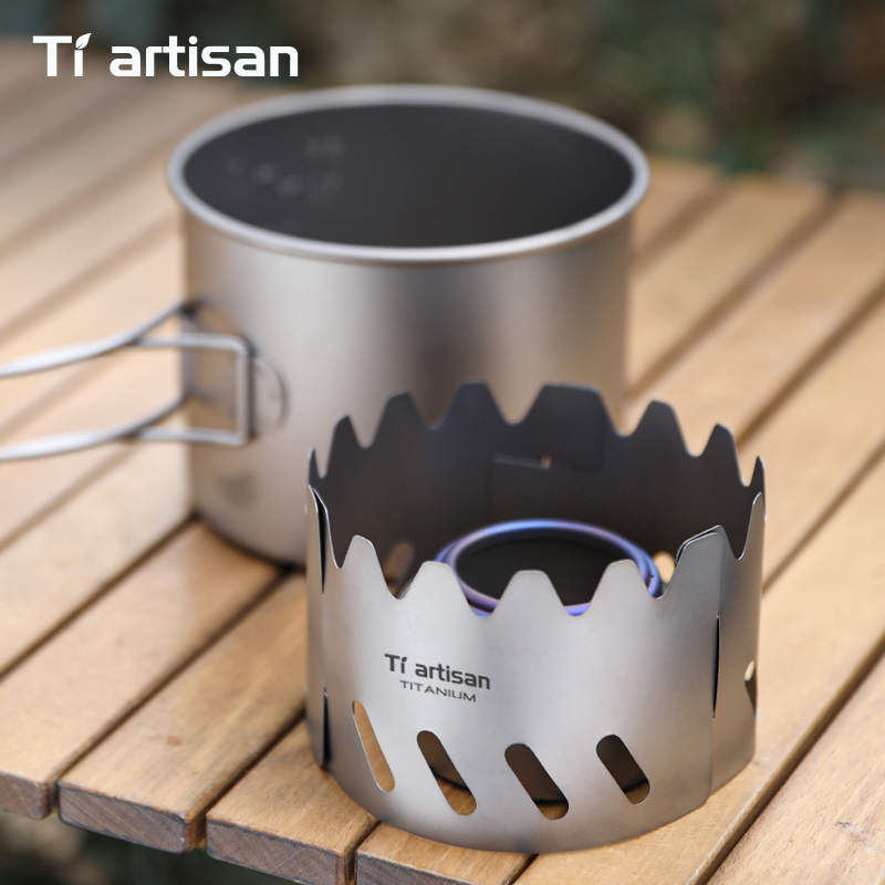 Tiartisan Titanium Wind Shield - đánh giá và giá Camping Cooking Alcohol